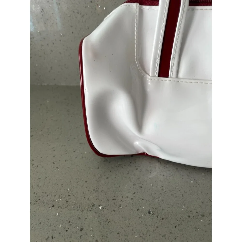 Shiseido white and red Cosmetic Pouch Bag Skincare READ